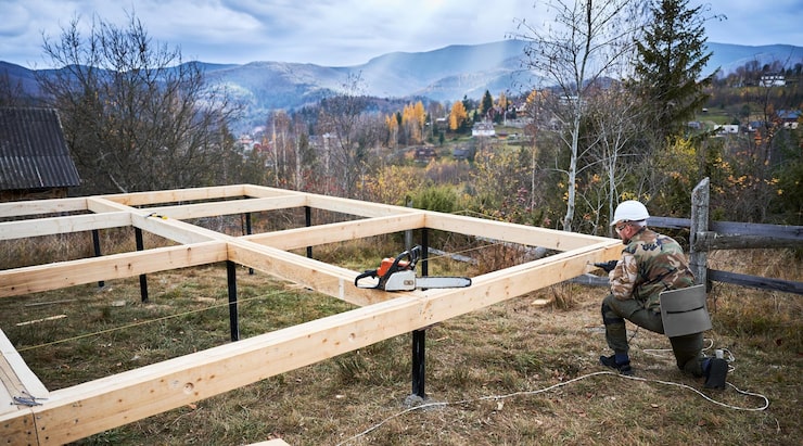 Acasă 37 Importanța fundației corecte la construcția unei cabane de lemn